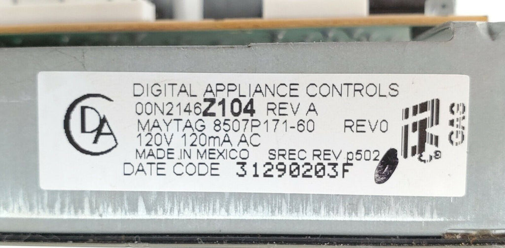 Maytag Range Control Board 8507P171-60