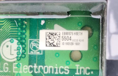 OEM LG Washer Display Control EBR85755504 Same Day Ship & Lifetime Warranty