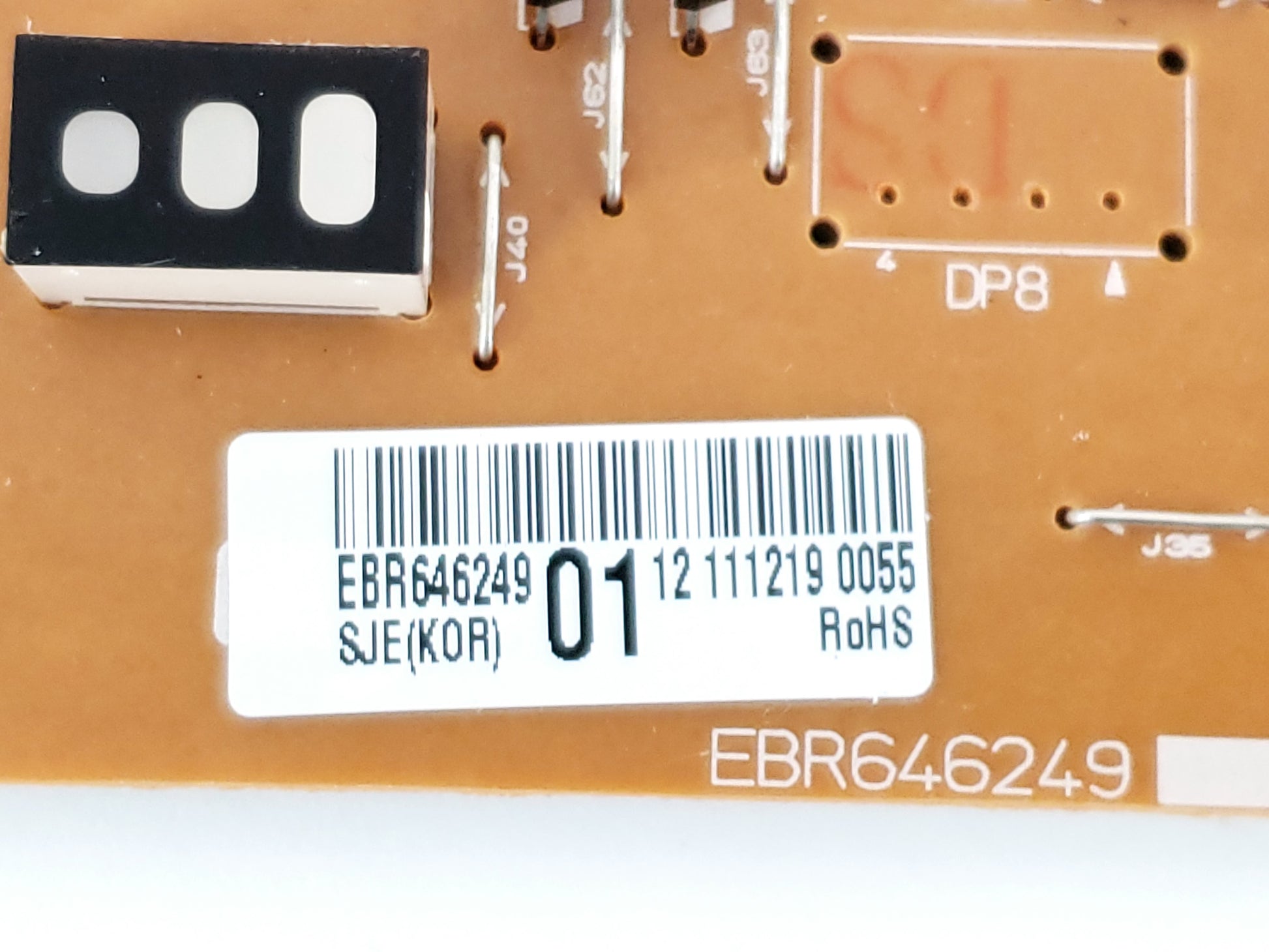 LG Range Display Board EBR64624901