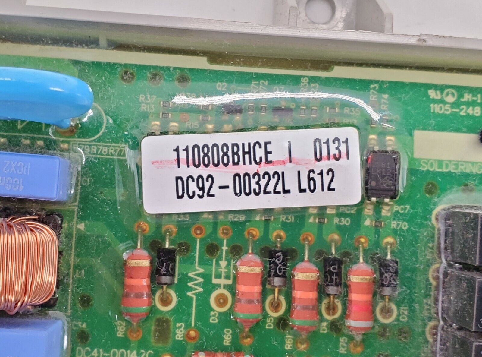 OEM  Samsung Dryer Control DC92-00322L