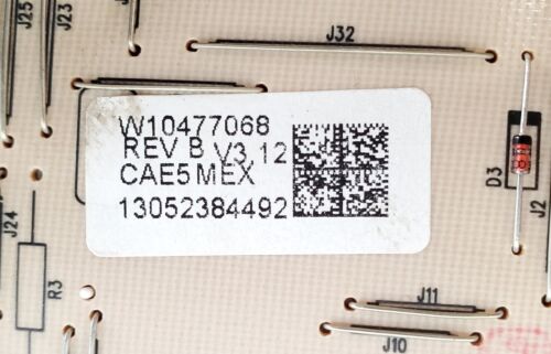 Whirlpool Range Control Board W10477068