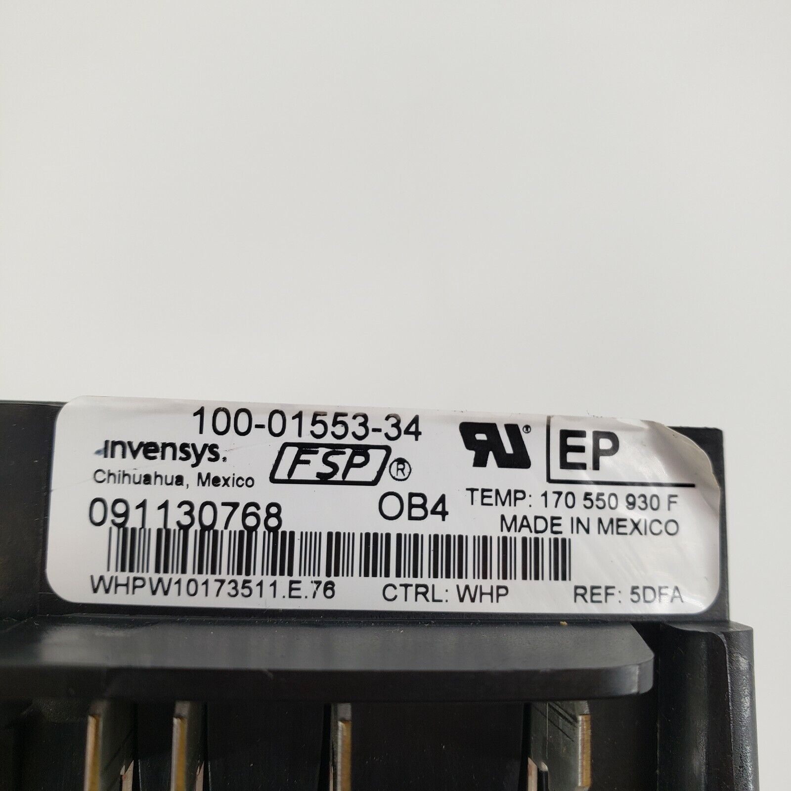 Whirlpool Range Control W10173511