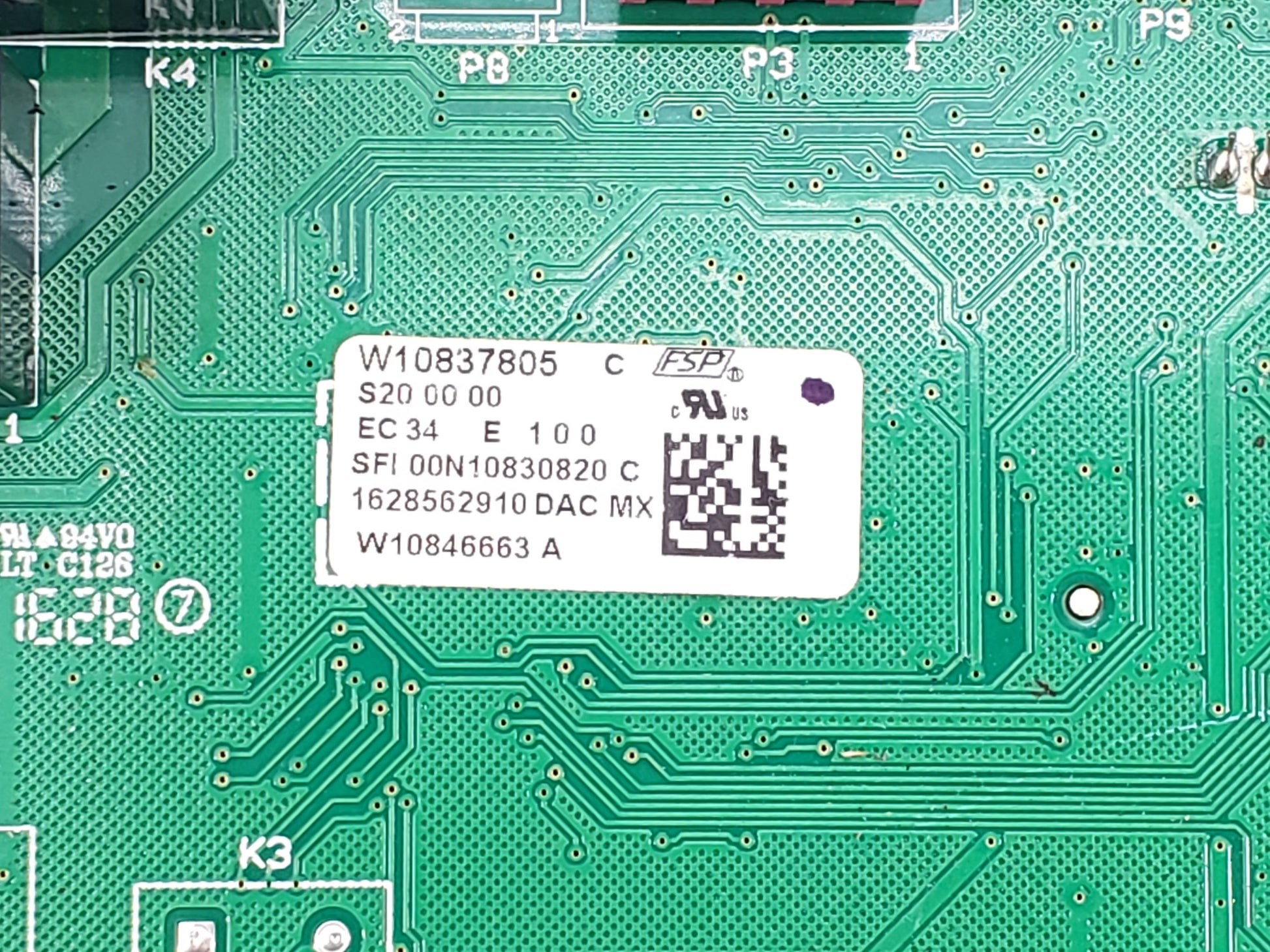 OEM  Whirlpool Range Control W10837805