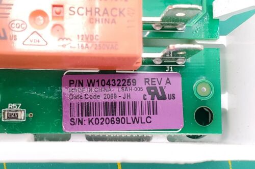 Whirlpool Dryer Control Board W10432259