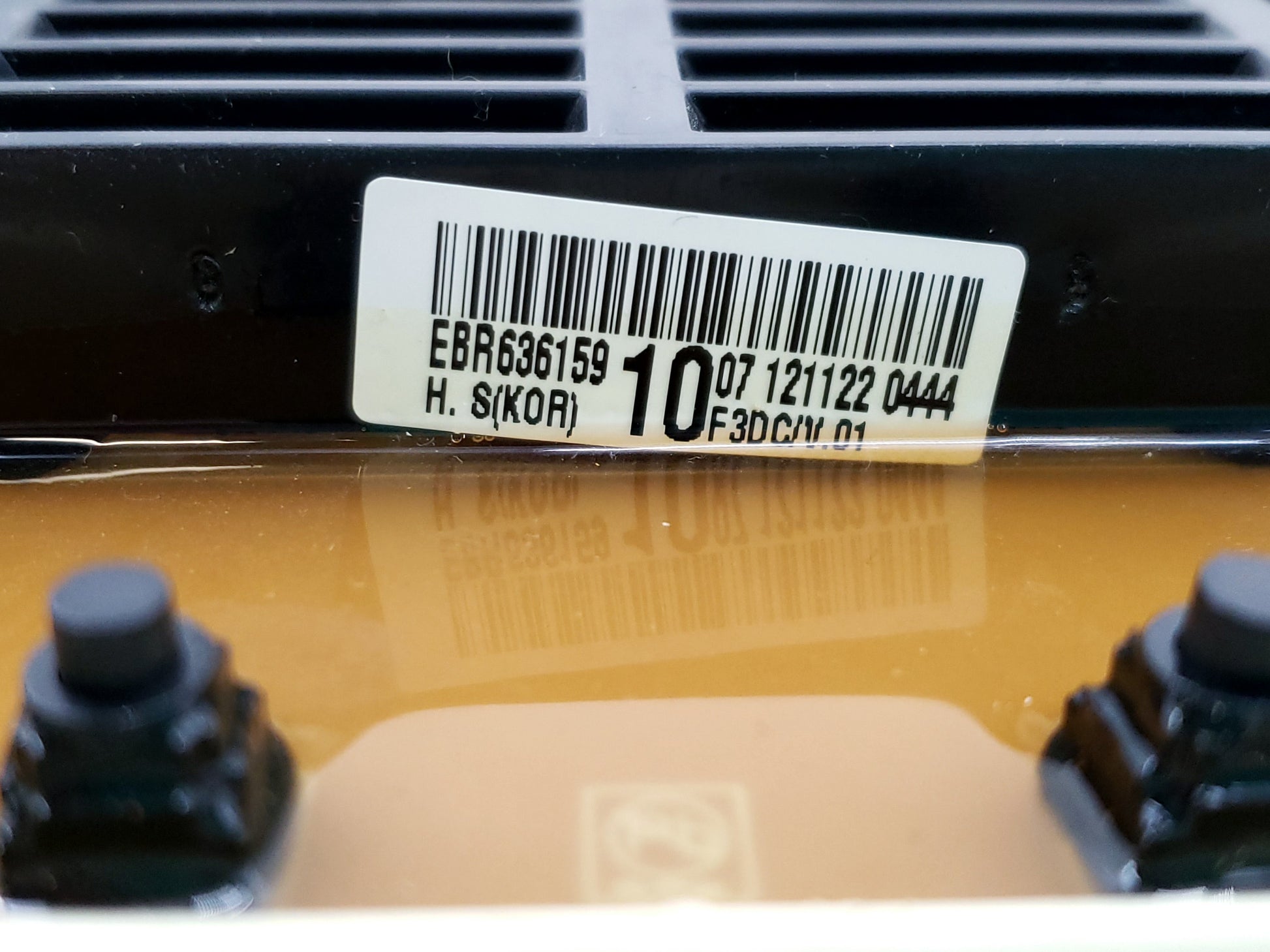 LG Dryer User Interface Board EBR63615910