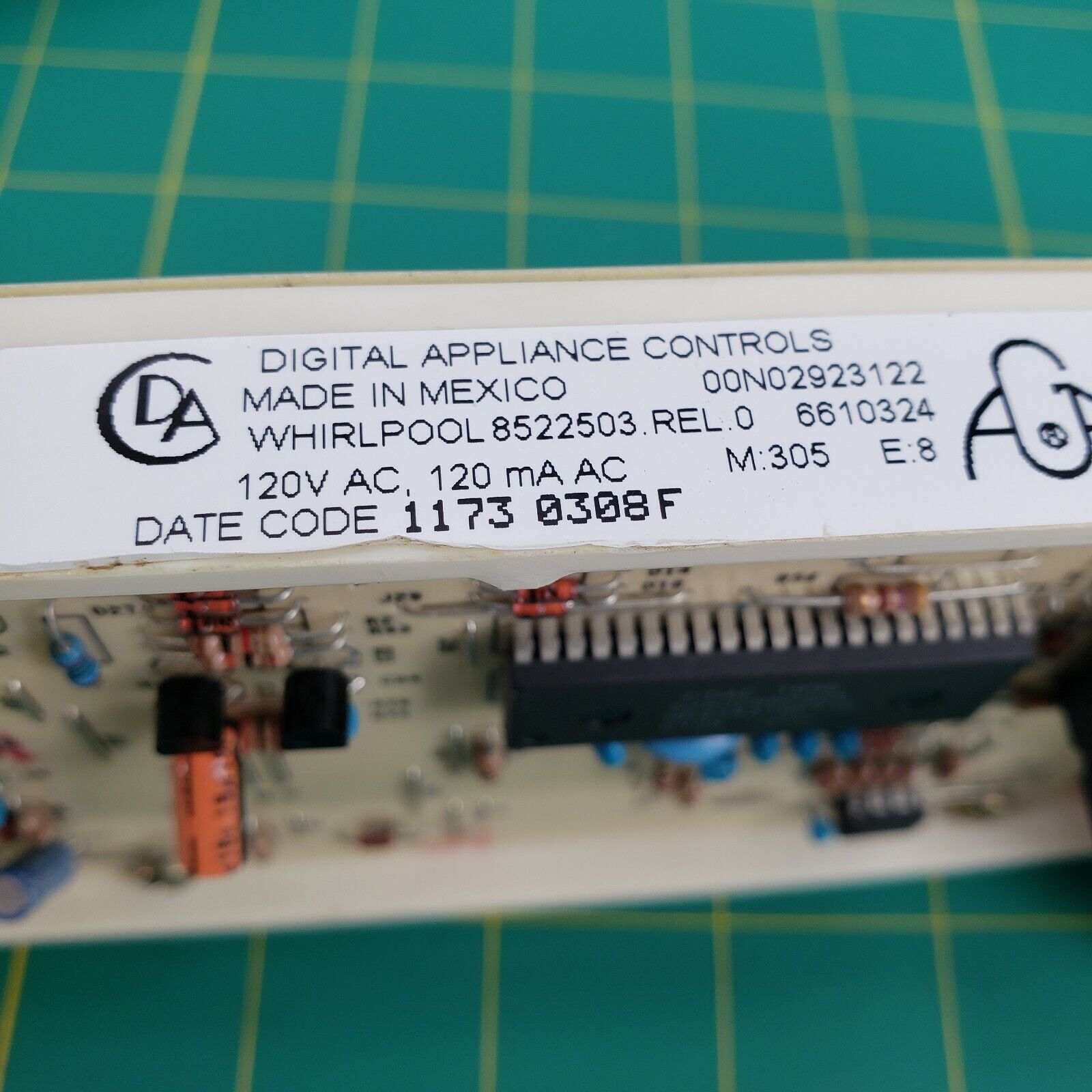 Whirlpool Range Control Board 6610324