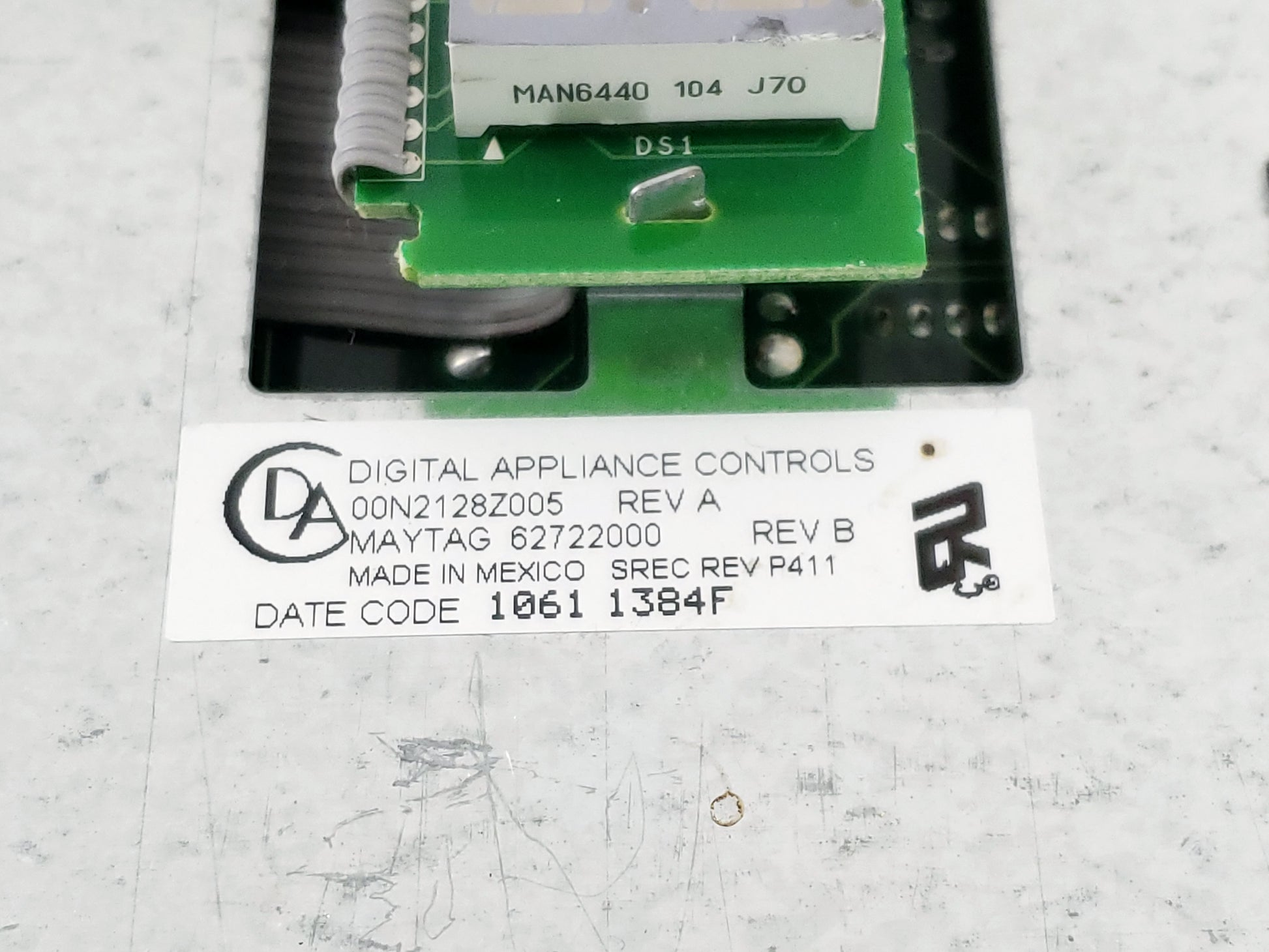Maytag Washer Control 62722000