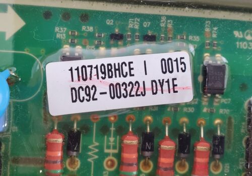 OEM Samsung Dryer Control DC92-00322J Same Day Shipping & Lifetime Warranty
