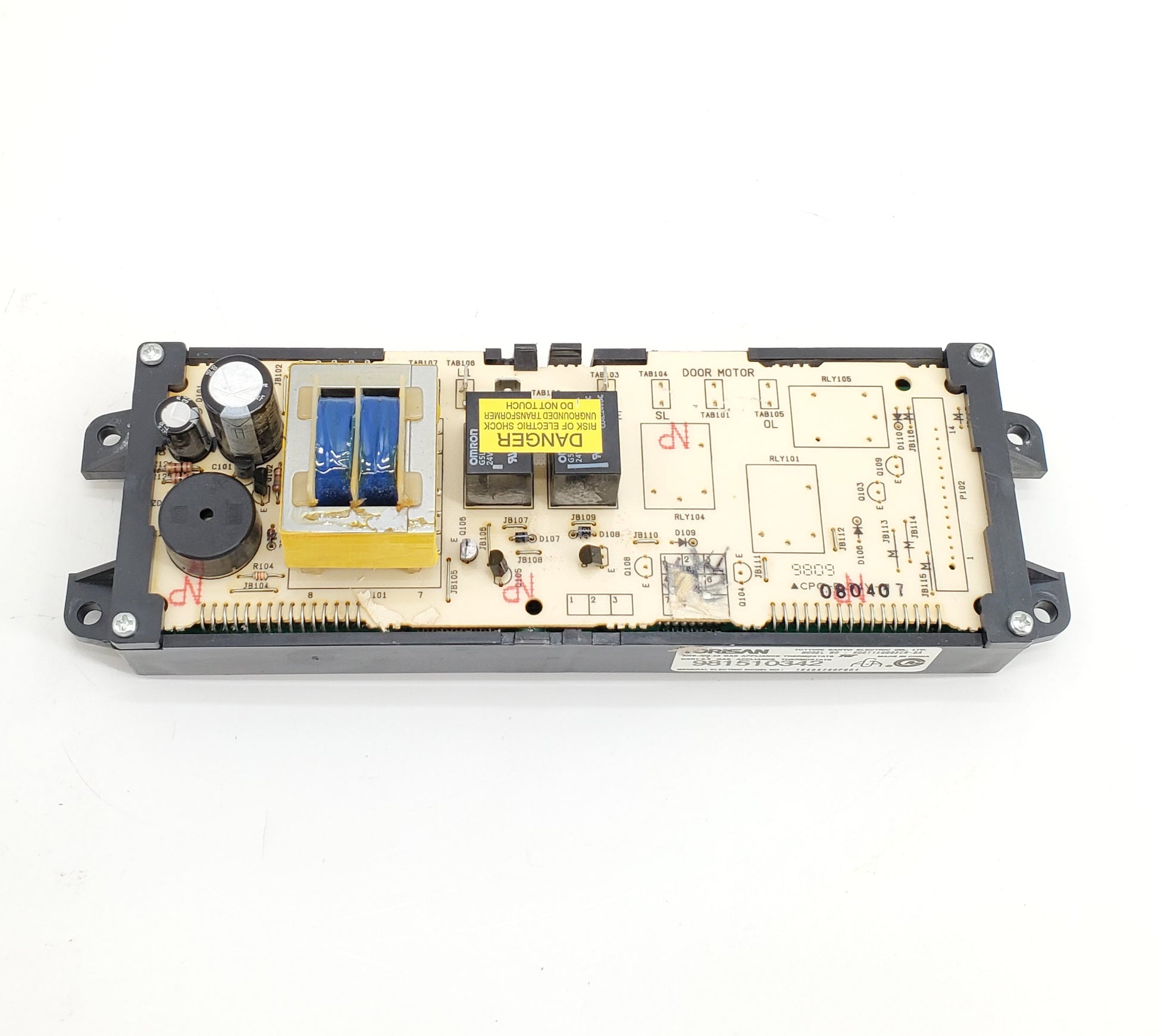 GE Range Control Board 164D3260P004