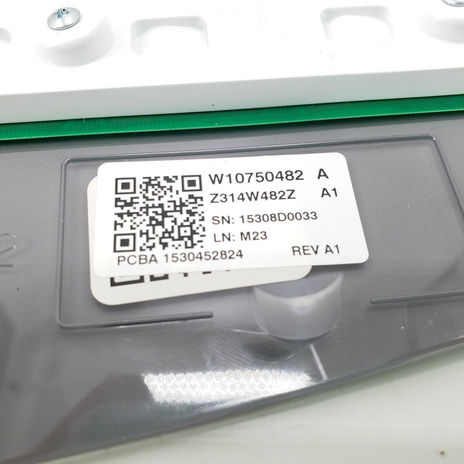 Whirlpool Washer Control  W10750482