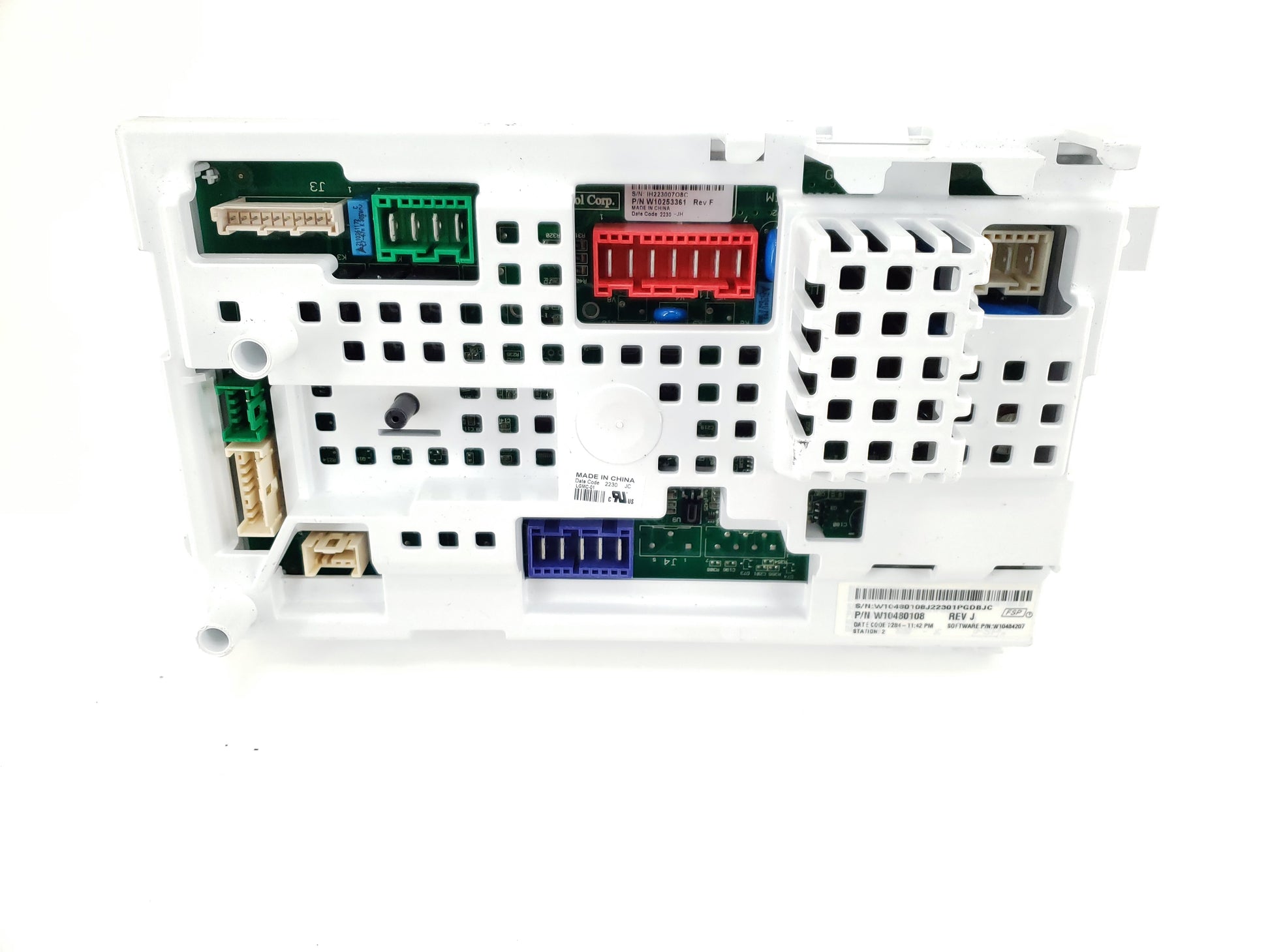 Whirlpool Washer Control W10480108