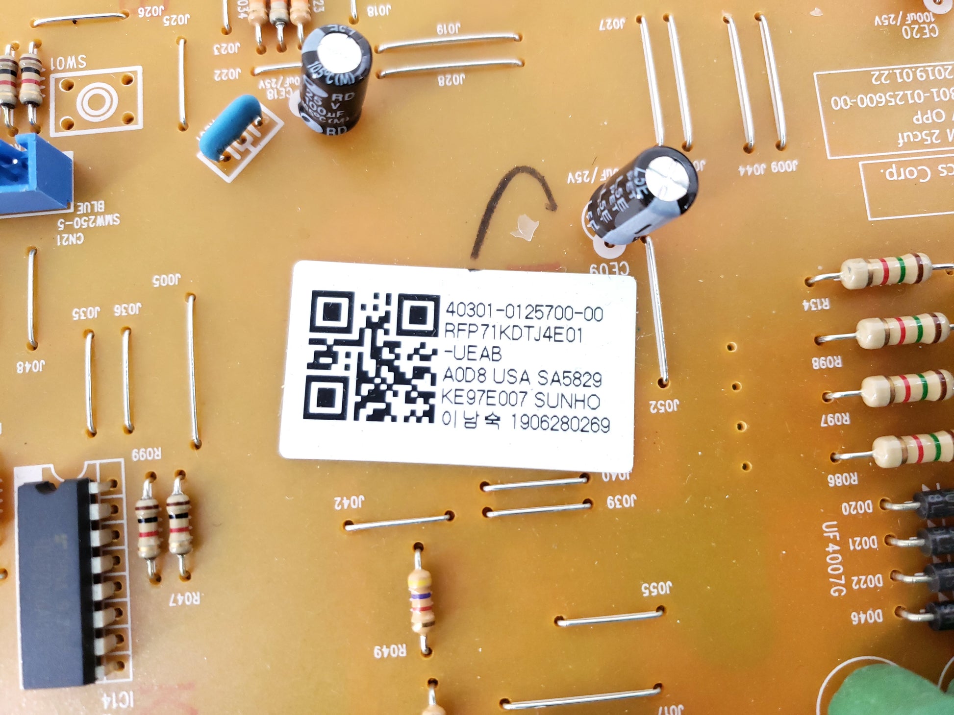 OEM Kenmore Refrigerator Control Board 40301-0125700-00