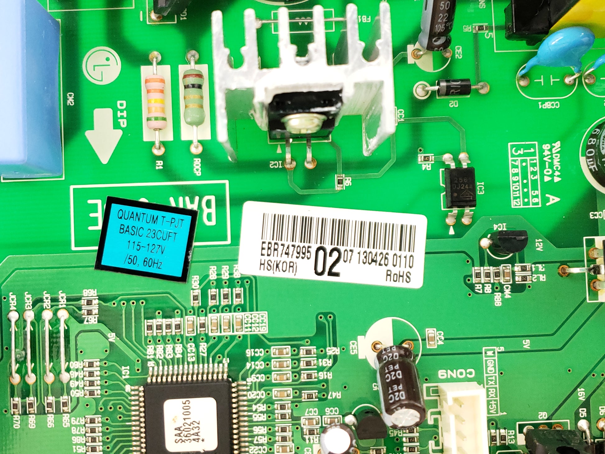 LG Kenmore Refrigerator Control Board EBR74799502