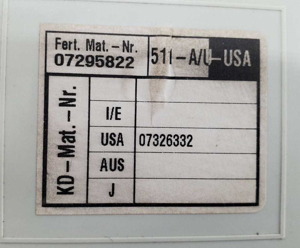 Miele Dishwasher Control Board 07295822