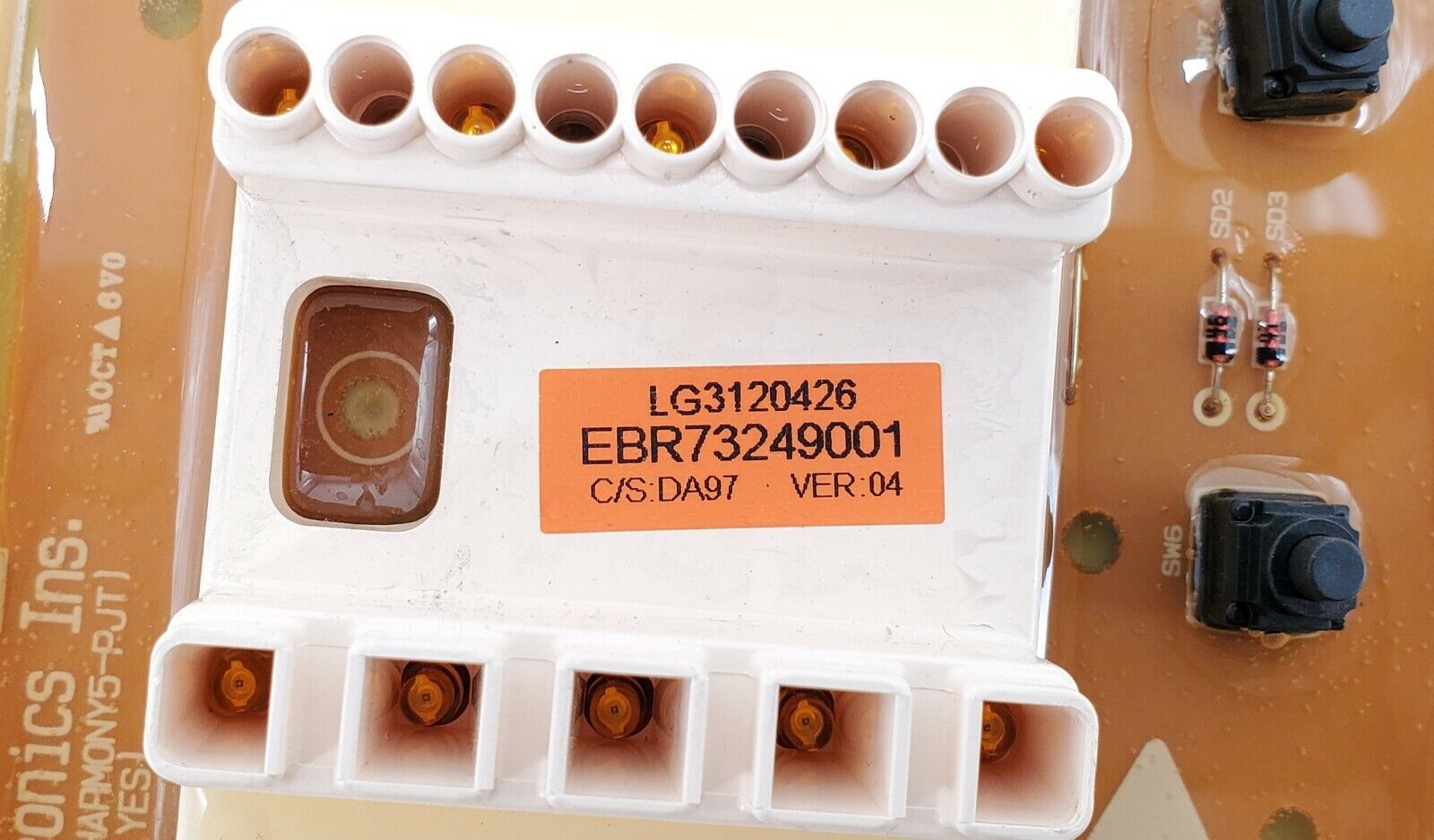OEM  LG Washer Display Board EBR73249001
