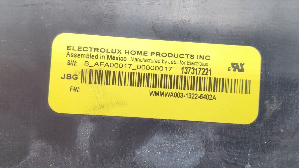 Electrolux Control  Board 137317221