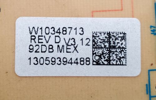 OEM  Whirlpool Range Control Board W10348713