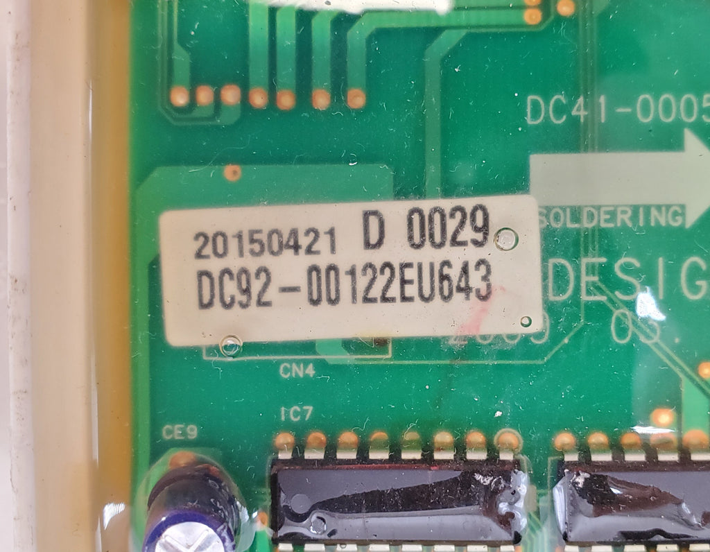 Samsung Washer Control DC92-00122E