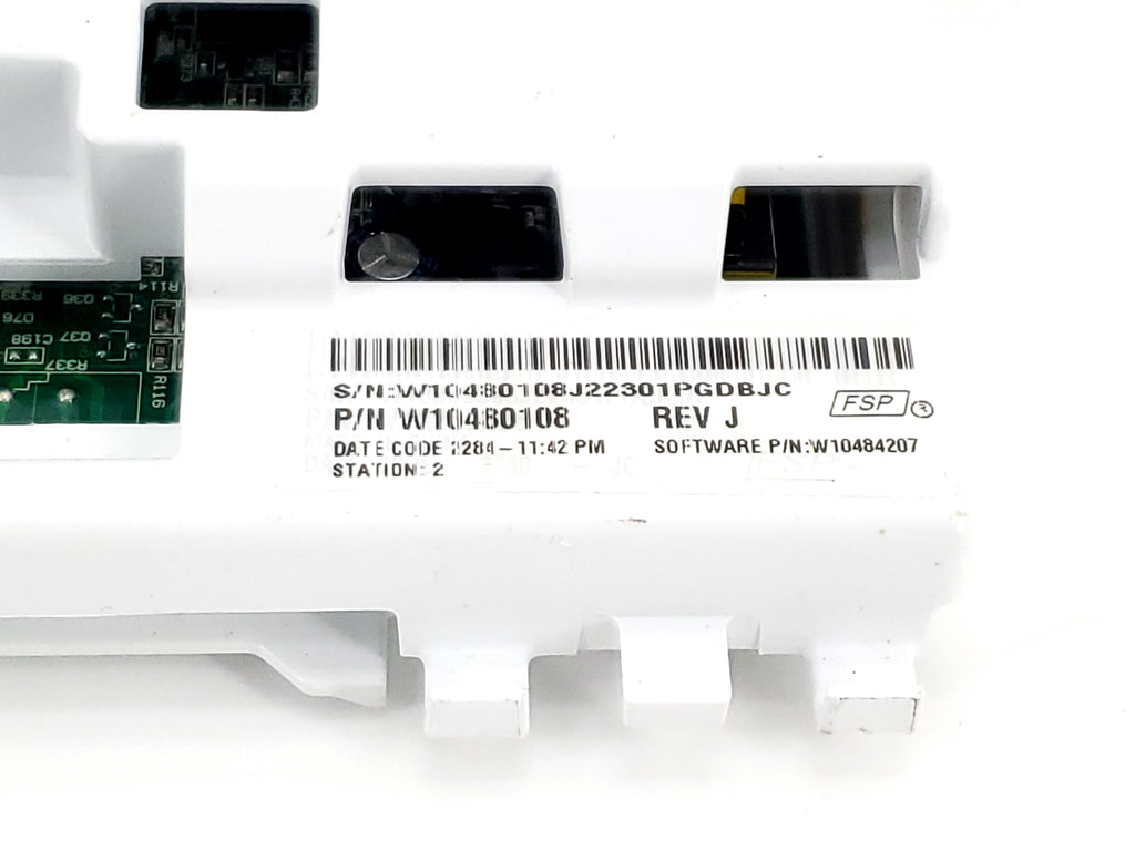 Whirlpool Washer Control W10480108