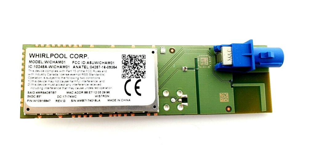Whirlpool Control Board W10916847