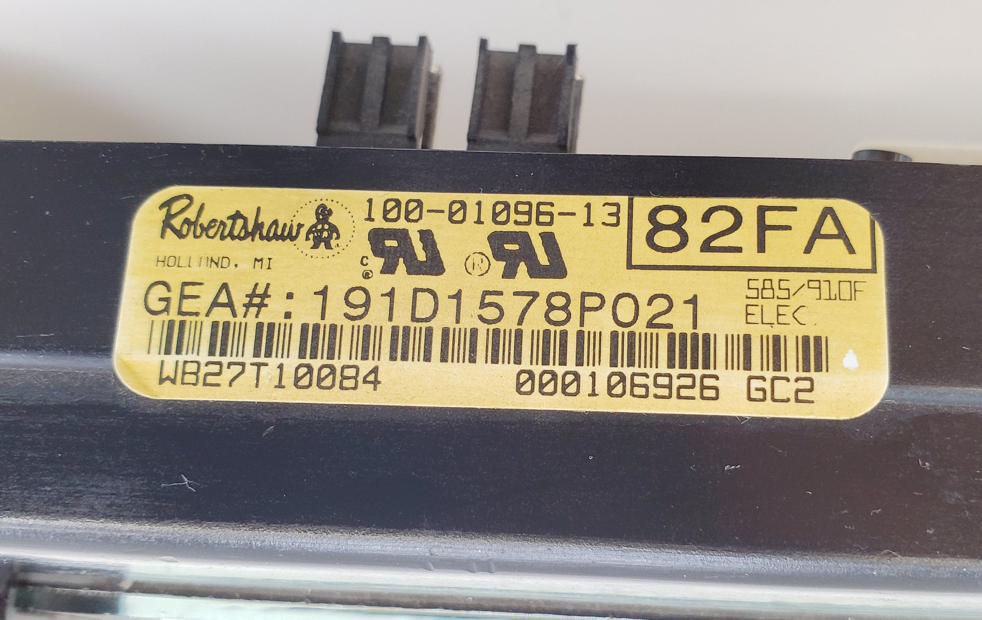 OEM  GE Range Control Board WB27T10084