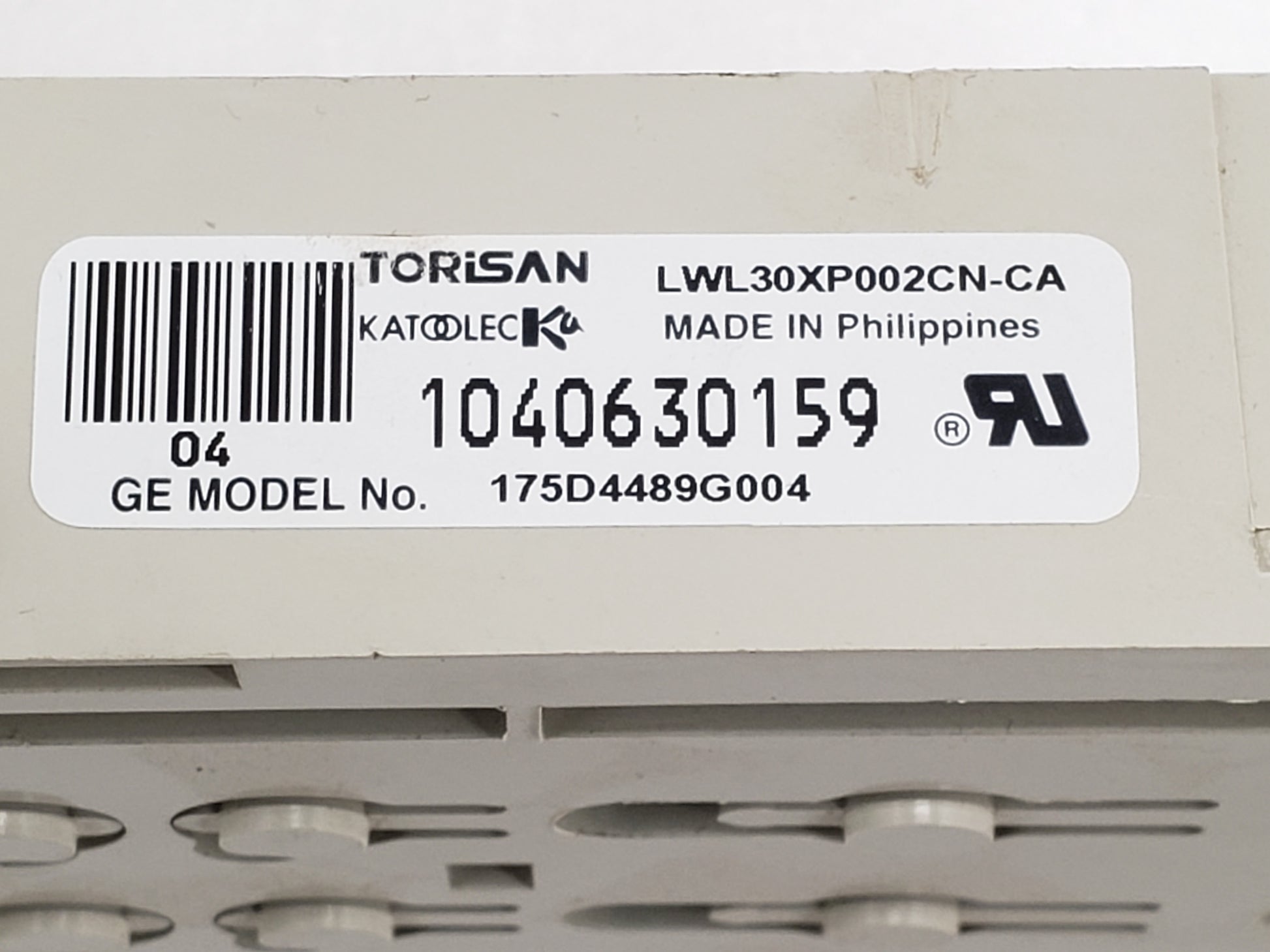 GE Washer Control Board 175D4489G004