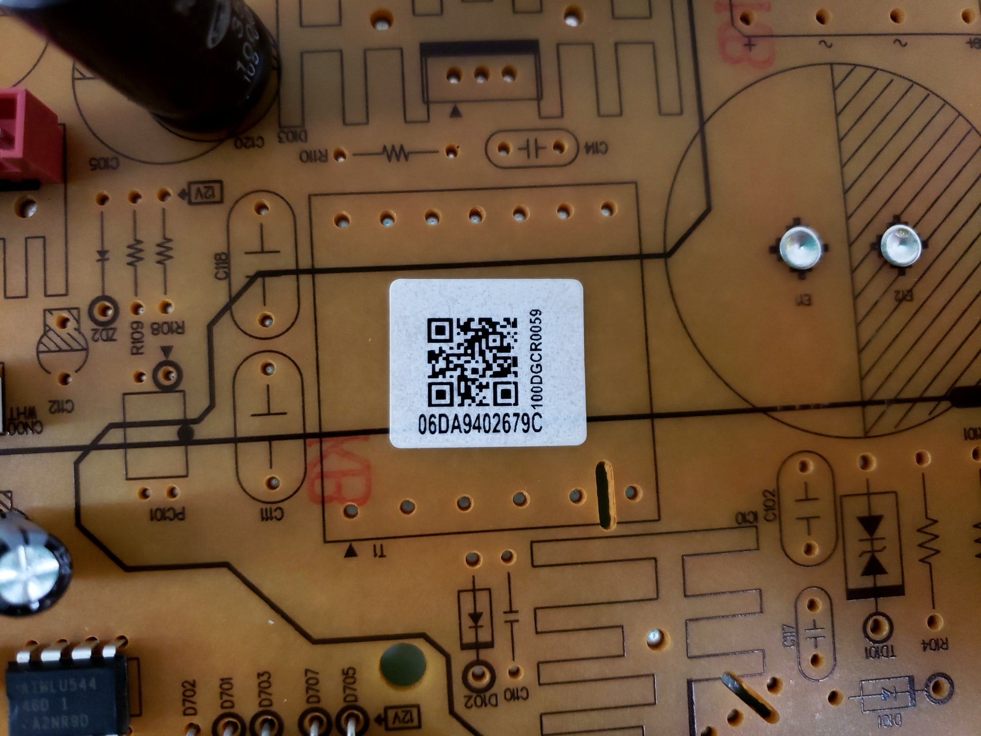 Samsung Refrigerator Control Board DA94-02679C