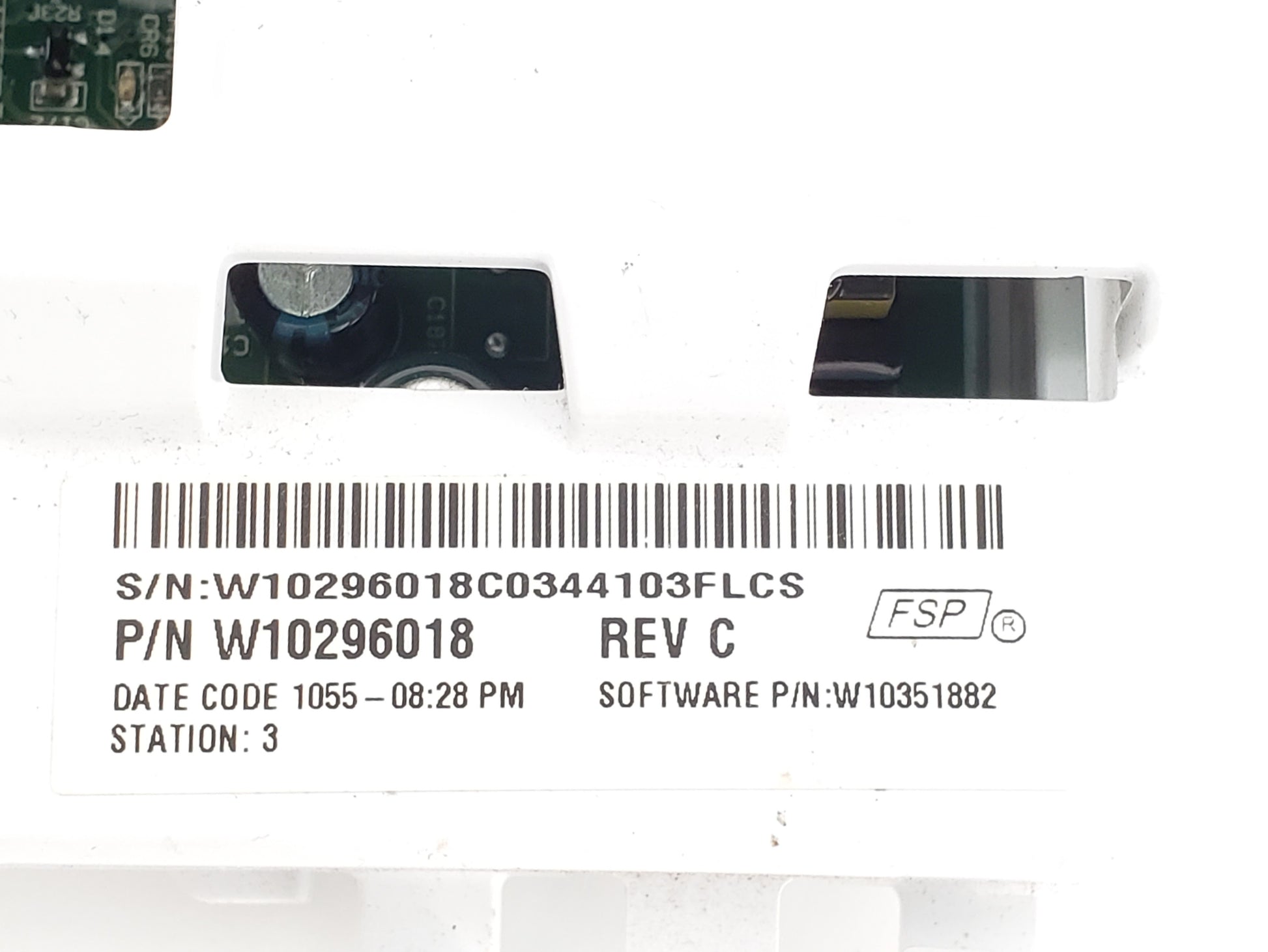 Whirlpool Washer Control Board W10296018