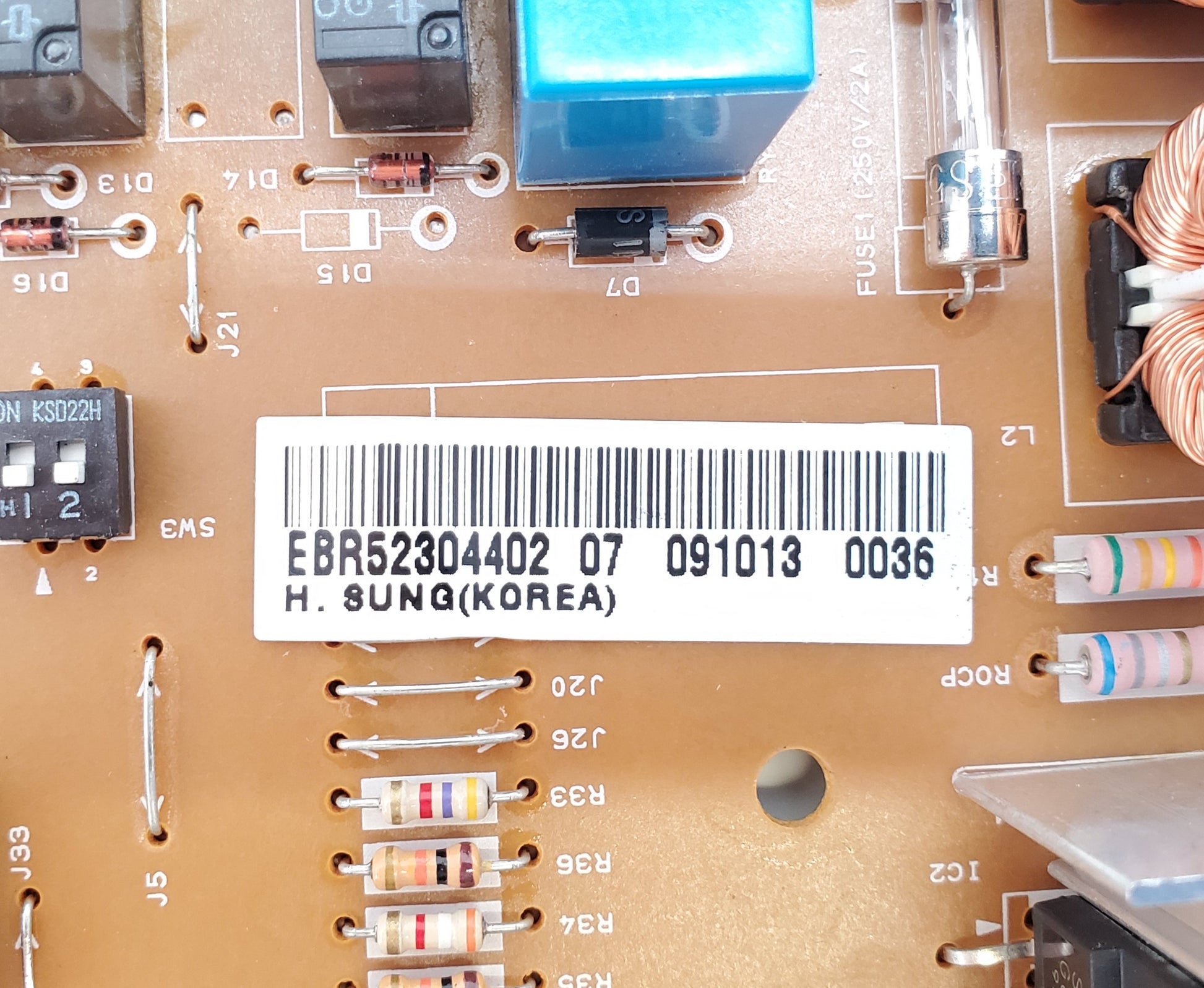 OEM  LG Refrigerator Control  EBR52304402