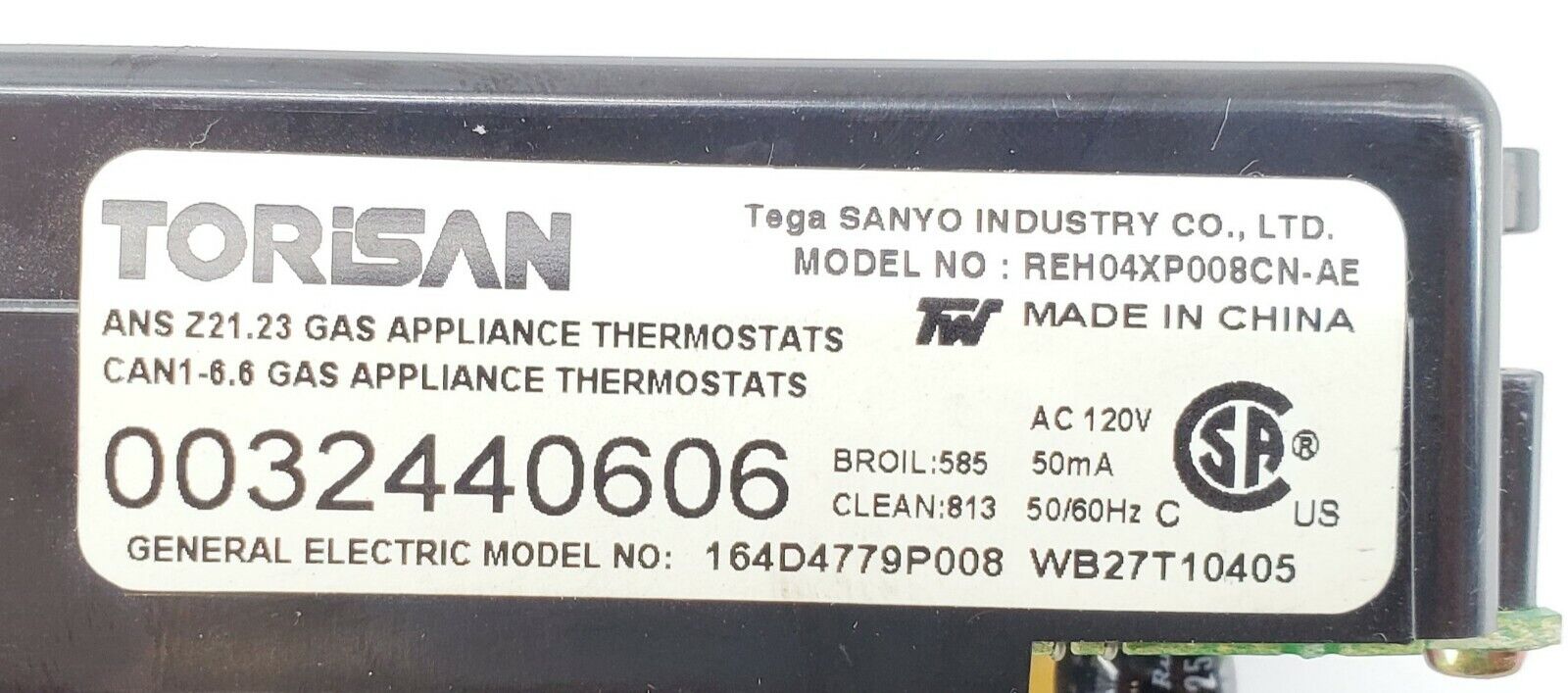 OEM  GE Range Control Board WB27T10405