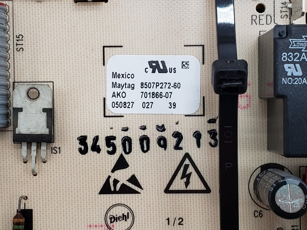 OEM  Whirlpool Range Control Board 8507P272-60