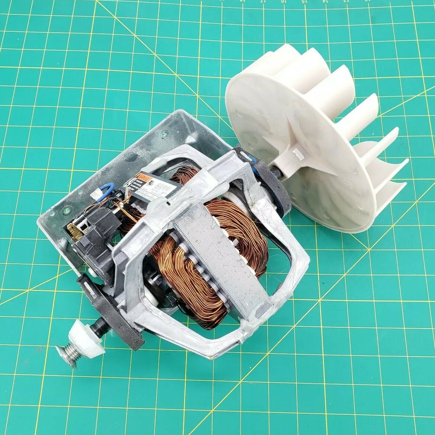 OEM Whirlpool Dryer Fan Motor W10396037 Same Day Shipping & Lifetime Warranty