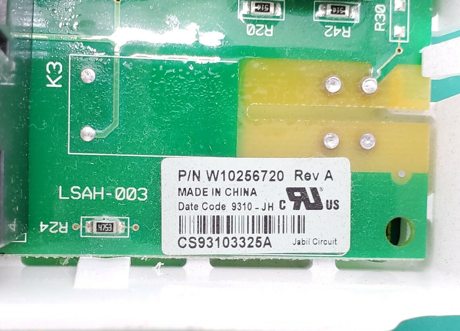 OEM  Whirlpool Dryer Control W10256720