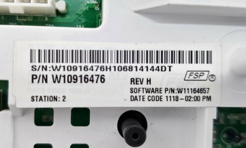 OEM Whirlpool Washer Control W10916476 Same Day Ship & Lifetime Warranty