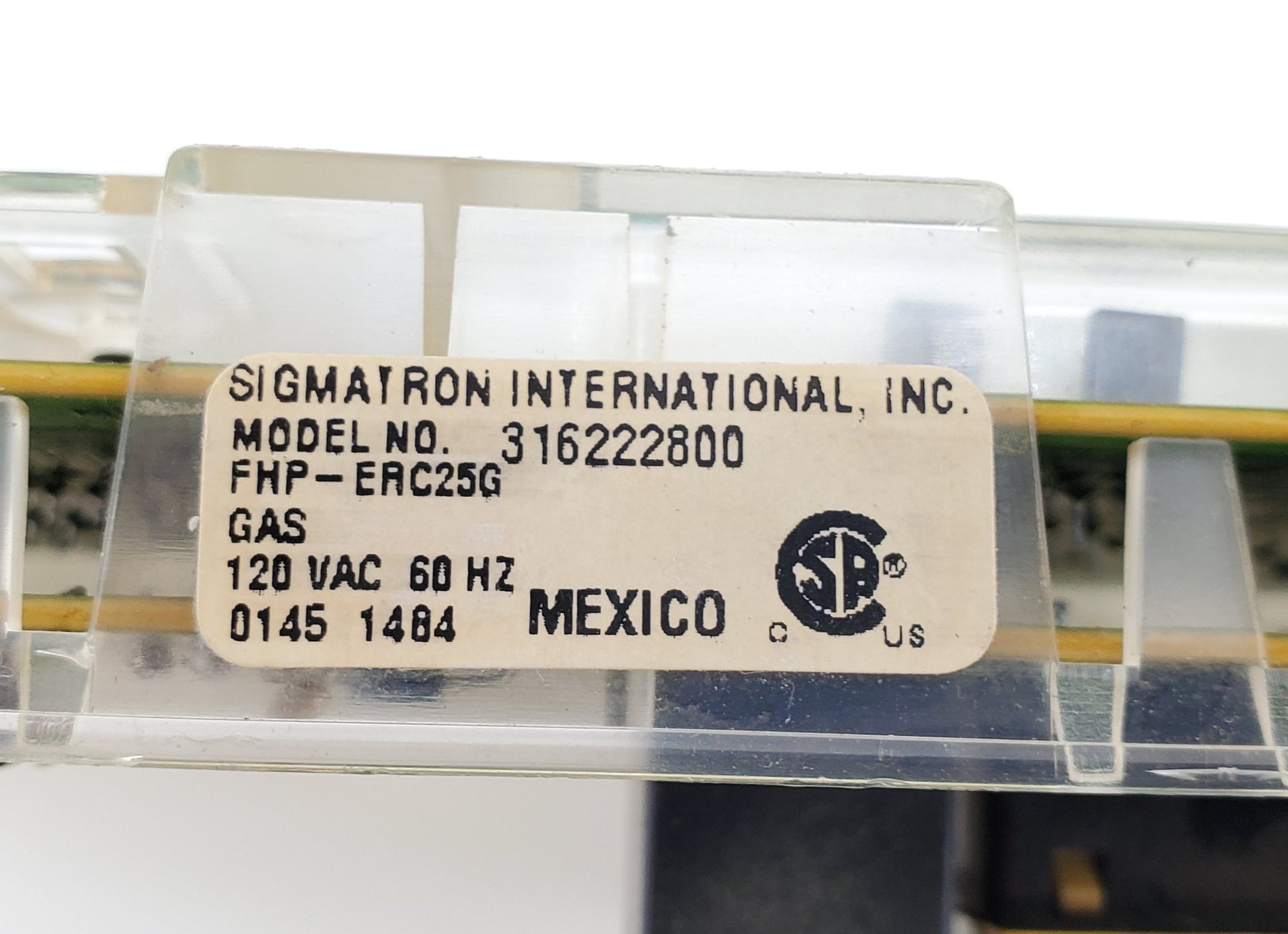 OEM  Frigidaire Range Control 316222800