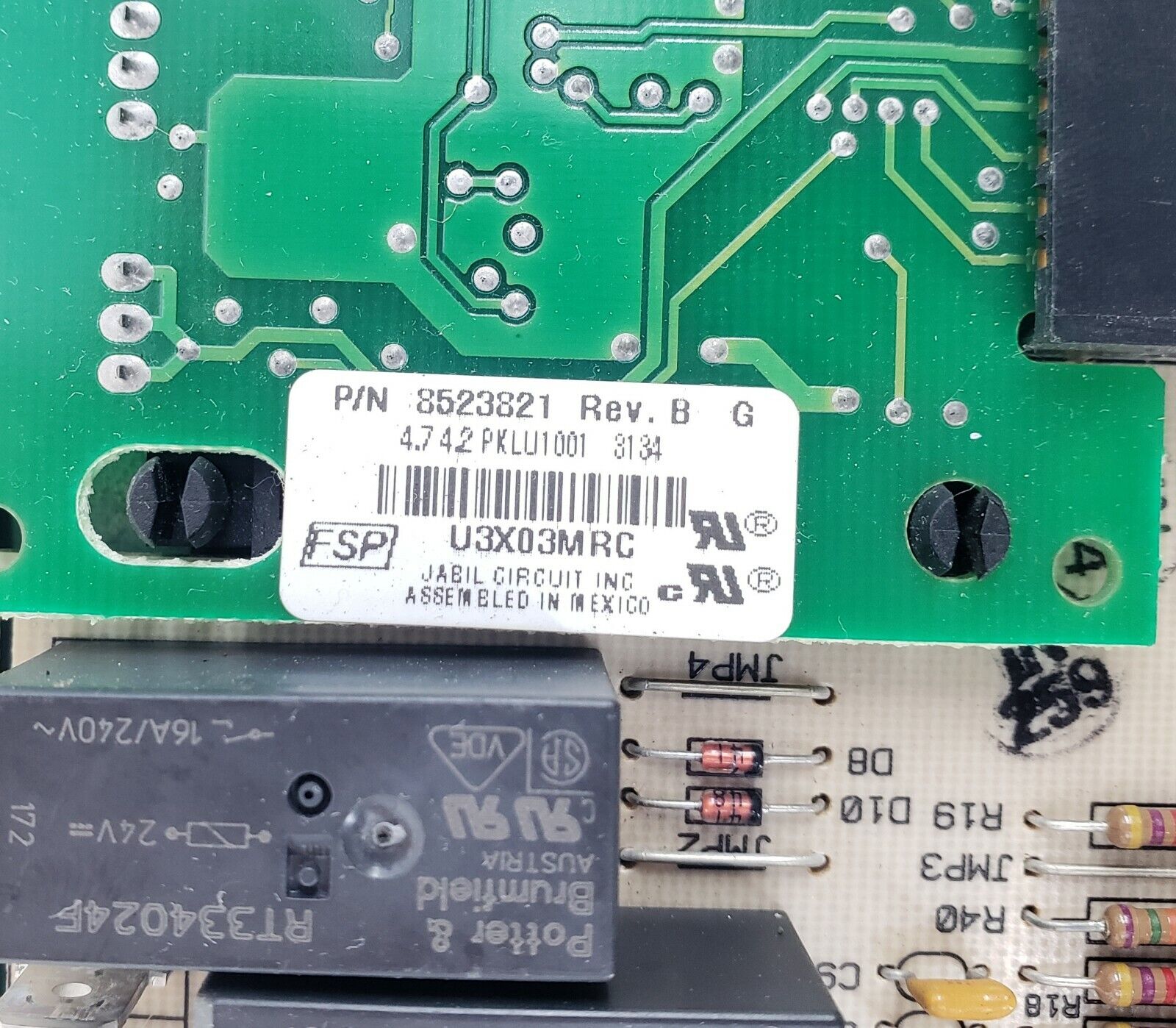 OEM  Whirlpool Range Control 8274008