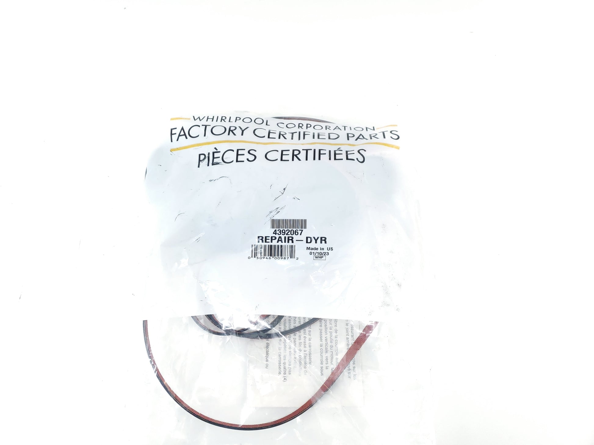 New Whirlpool Dryer Repair Kit 4392067