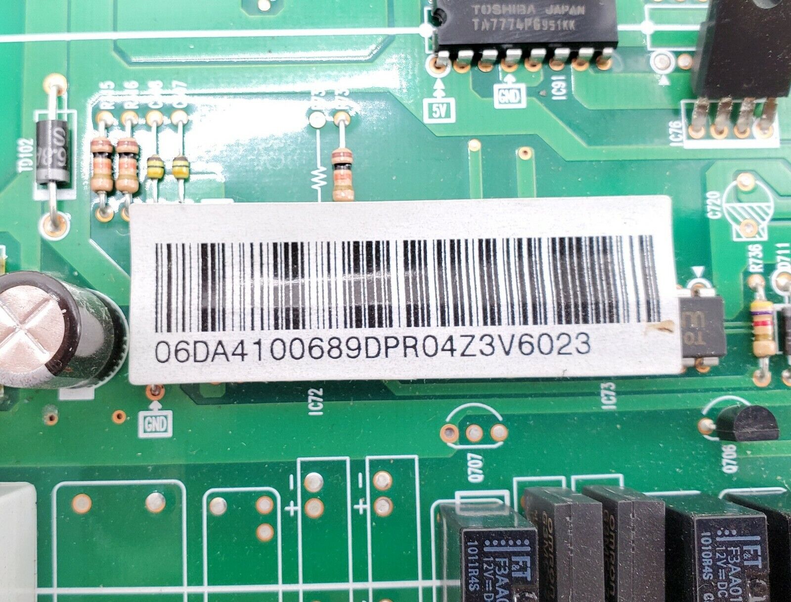 OEM  Samsung Refrigerator Control Board  DA41-00689D