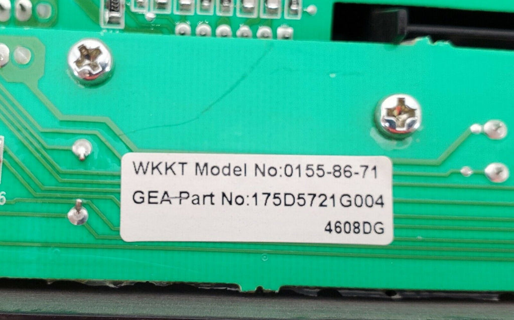 GE Washer Control 175D5721G004