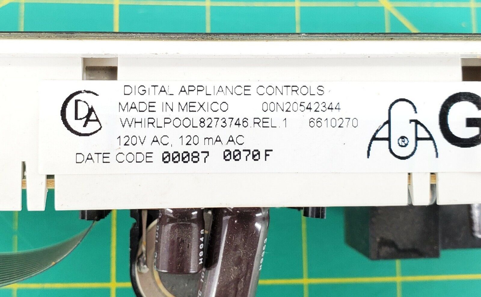Whirlpool Range Control 8273746