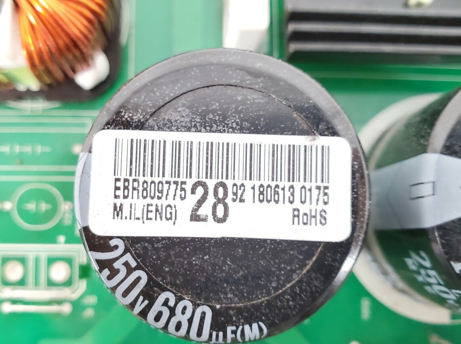 LG Refrigerator Control Board EBR80977528