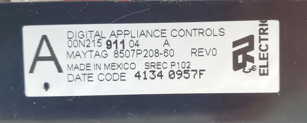 Maytag Range Control Board 8507P208-60