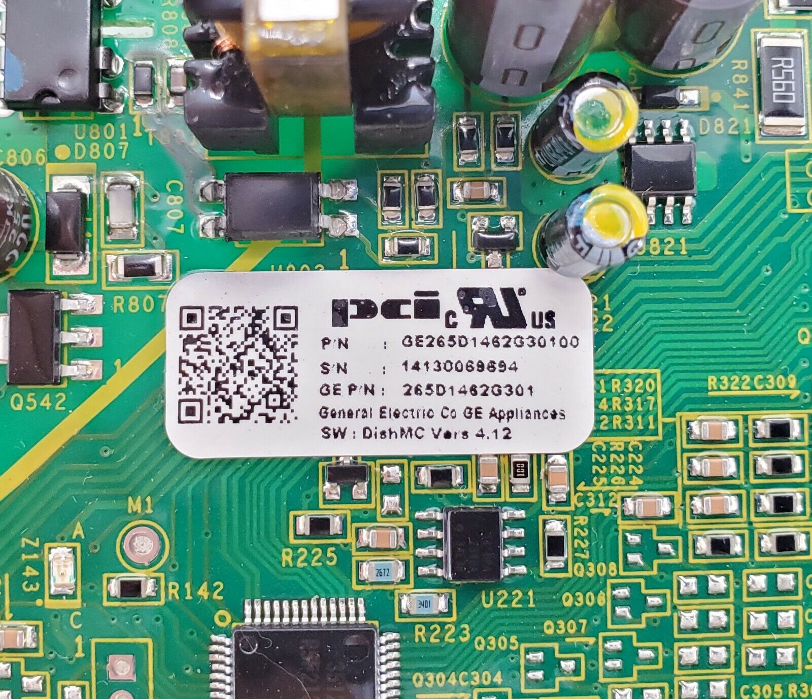 OEM GE Dishwasher Control 265D1462G301 Same Day Shipping & Lifetime Warranty