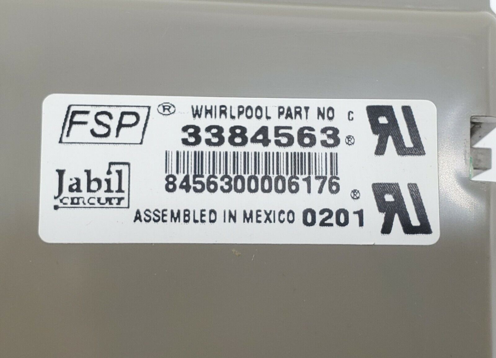 OEM  Whirlpool Dishwasher Control Board 3384563