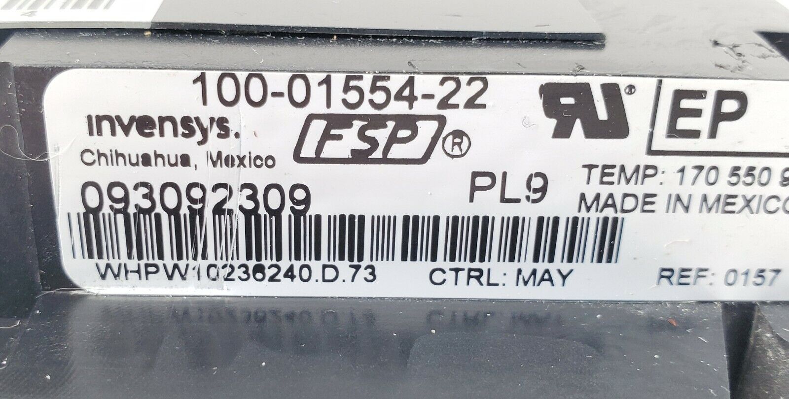 Maytag Range Control  Board W10236240