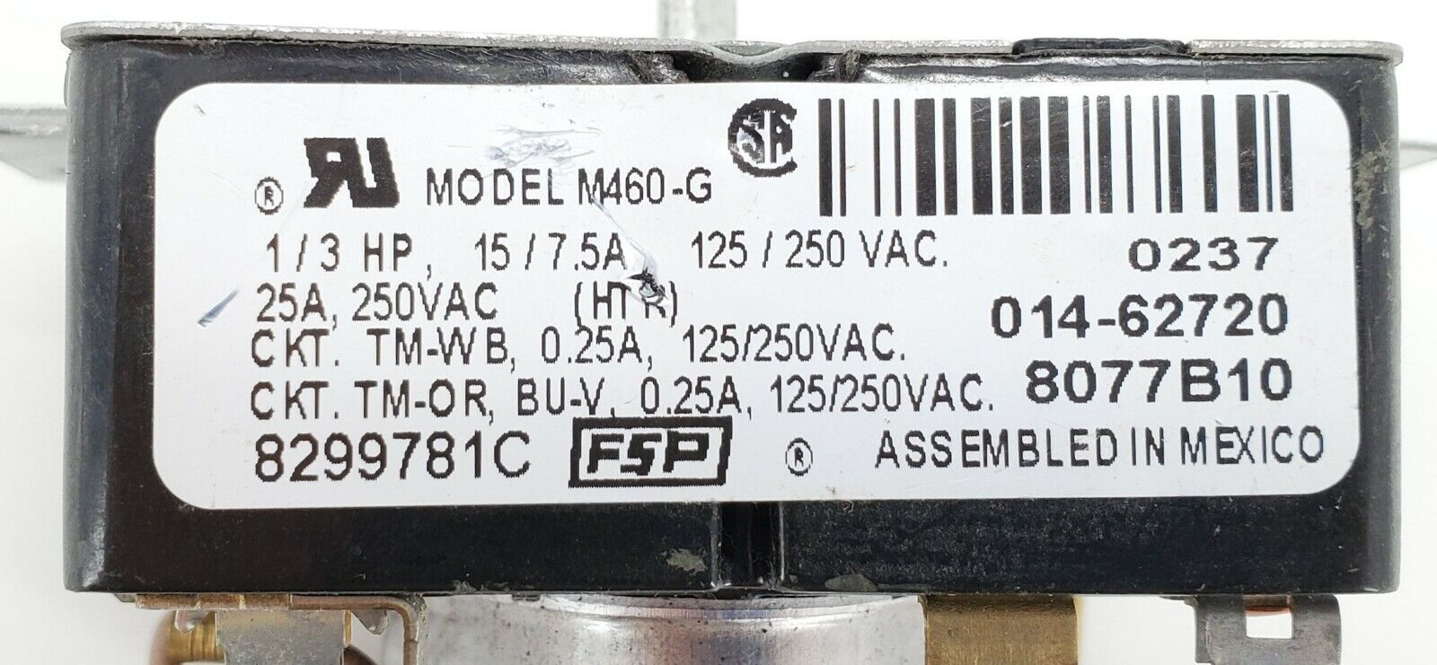 OEM Whirlpool Dryer Timer 8299781 Same Day Shipping & Lifetime Warranty