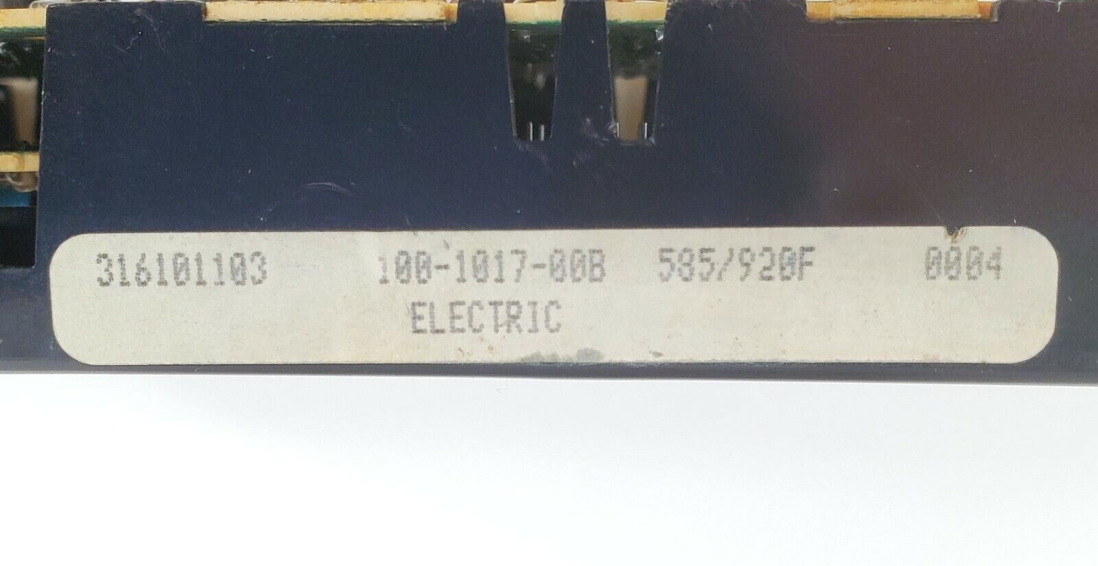 Frigidaire Range Control Board 316101103