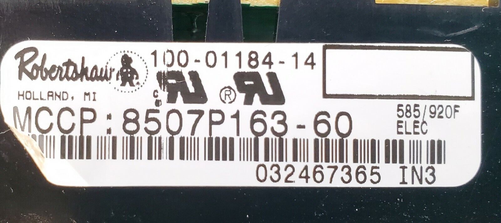 OEM  Maytag Range Control 8507P163-60