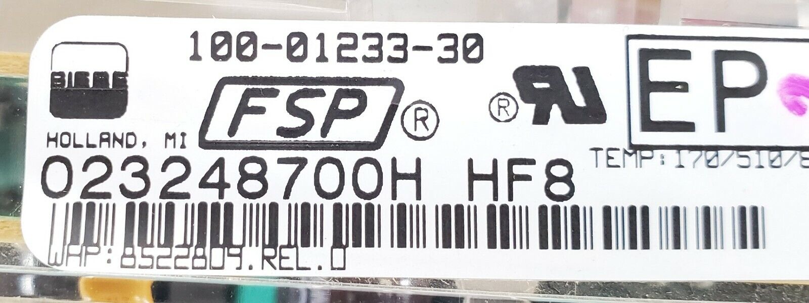 Whirlpool Range Control Board 8522809