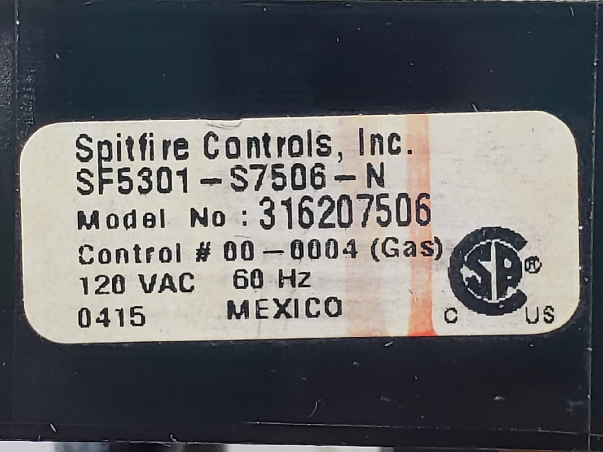 OEM  Frigidaire Range Control Board 316207506